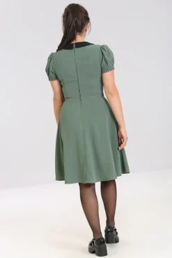 Hell Bunny Catherine Mid Dress Green Online