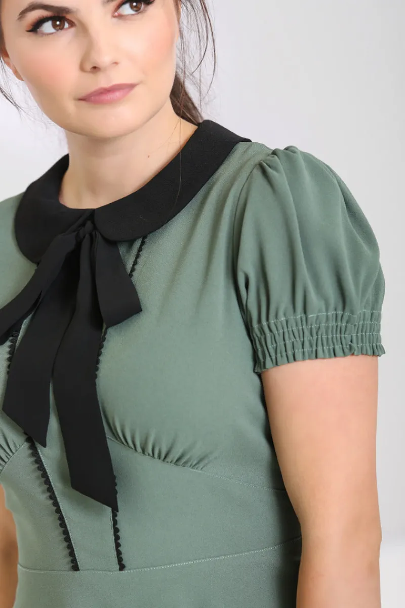Hell Bunny Catherine Mid Dress Green Online
