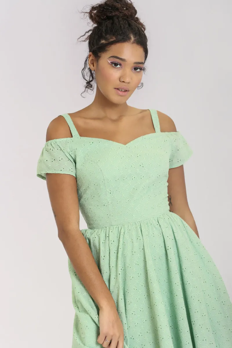 Hell Bunny Celia 50's Dress Mint Online