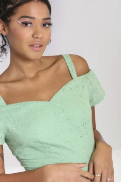 Hell Bunny Celia 50's Dress Mint Online