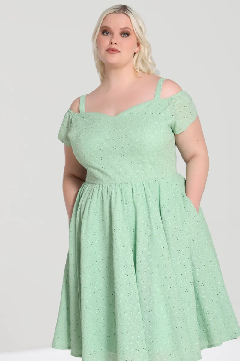 Hell Bunny Celia 50's Dress Mint Online