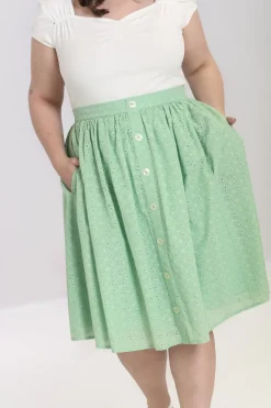 Hell Bunny Celia 50's Skirt Mint Outlet