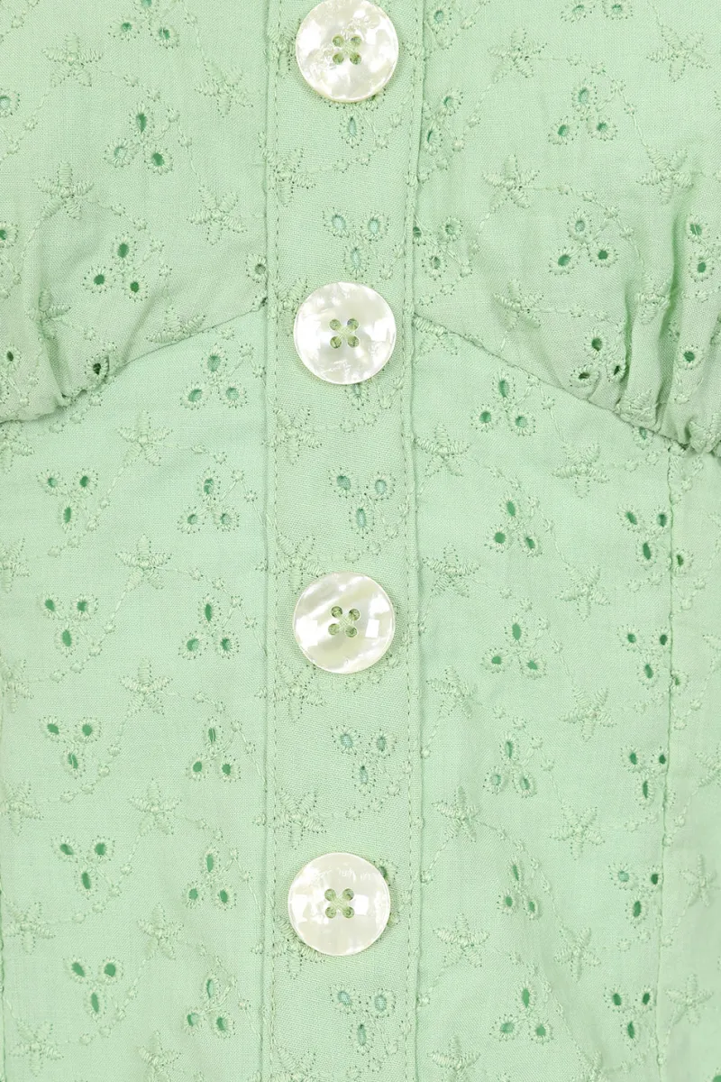 Hell Bunny Celia Top Mint Discount