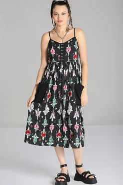 Hell Bunny Cersei Maxi Dress Black Discount