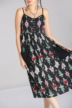 Hell Bunny Cersei Maxi Dress Black Discount