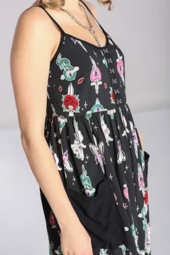 Hell Bunny Cersei Maxi Dress Black Discount