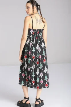 Hell Bunny Cersei Maxi Dress Black Discount