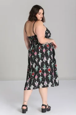 Hell Bunny Cersei Maxi Dress Black Discount