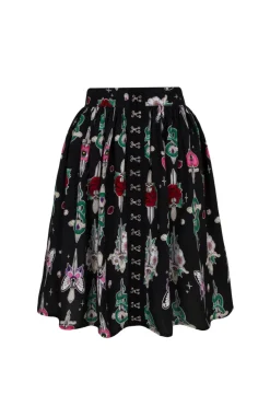 Hell Bunny Cersei Skirt Black Discount
