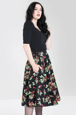 Hell Bunny Cherie 50's Skirt Black Sale