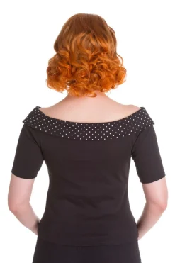 Hell Bunny Chloe Top Black Outlet