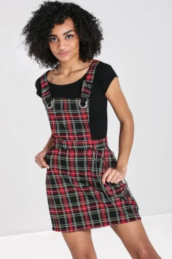 Hell Bunny Clash Pinafore Dress Clearance