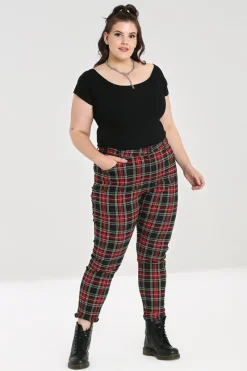 Hell Bunny Clash Skinny Trousers Discount