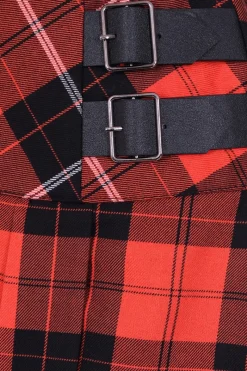 Hell Bunny Clementine Mini Skirt Orange Clearance