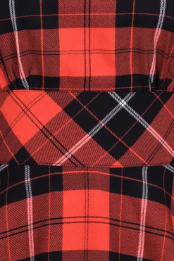 Hell Bunny Clementine 50's Dress Orange