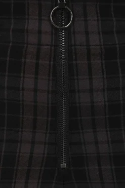 Hell Bunny Cobain Capris Grey Discount