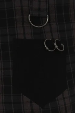 Hell Bunny Cobain Vest Grey Outlet