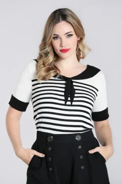 Hell Bunny Coco Top Black Clearance