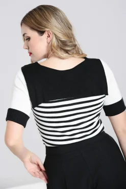 Hell Bunny Coco Top Black Clearance