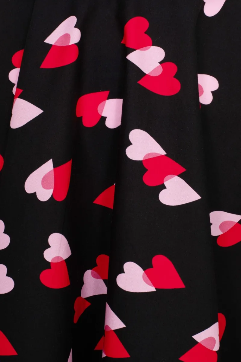 Hell Bunny Confetti Skirt Black