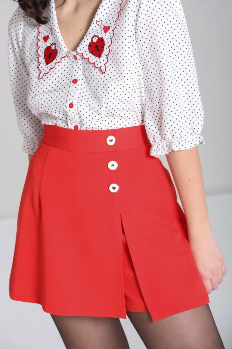 Hell Bunny Cooper Skorts Hot