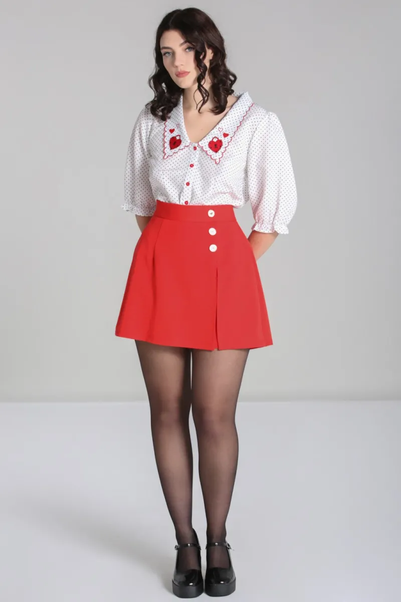 Hell Bunny Cooper Skorts Hot