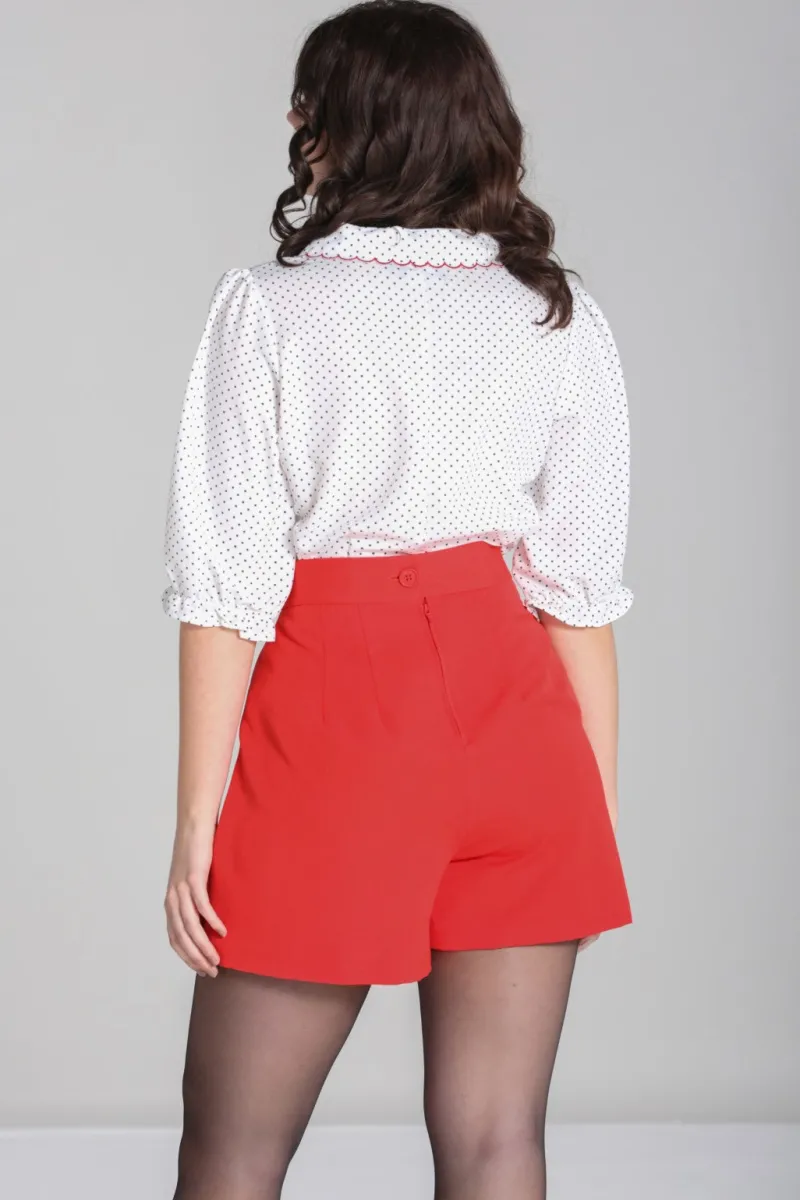 Hell Bunny Cooper Skorts Hot