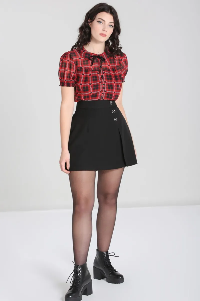 Hell Bunny Cooper Skorts Hot