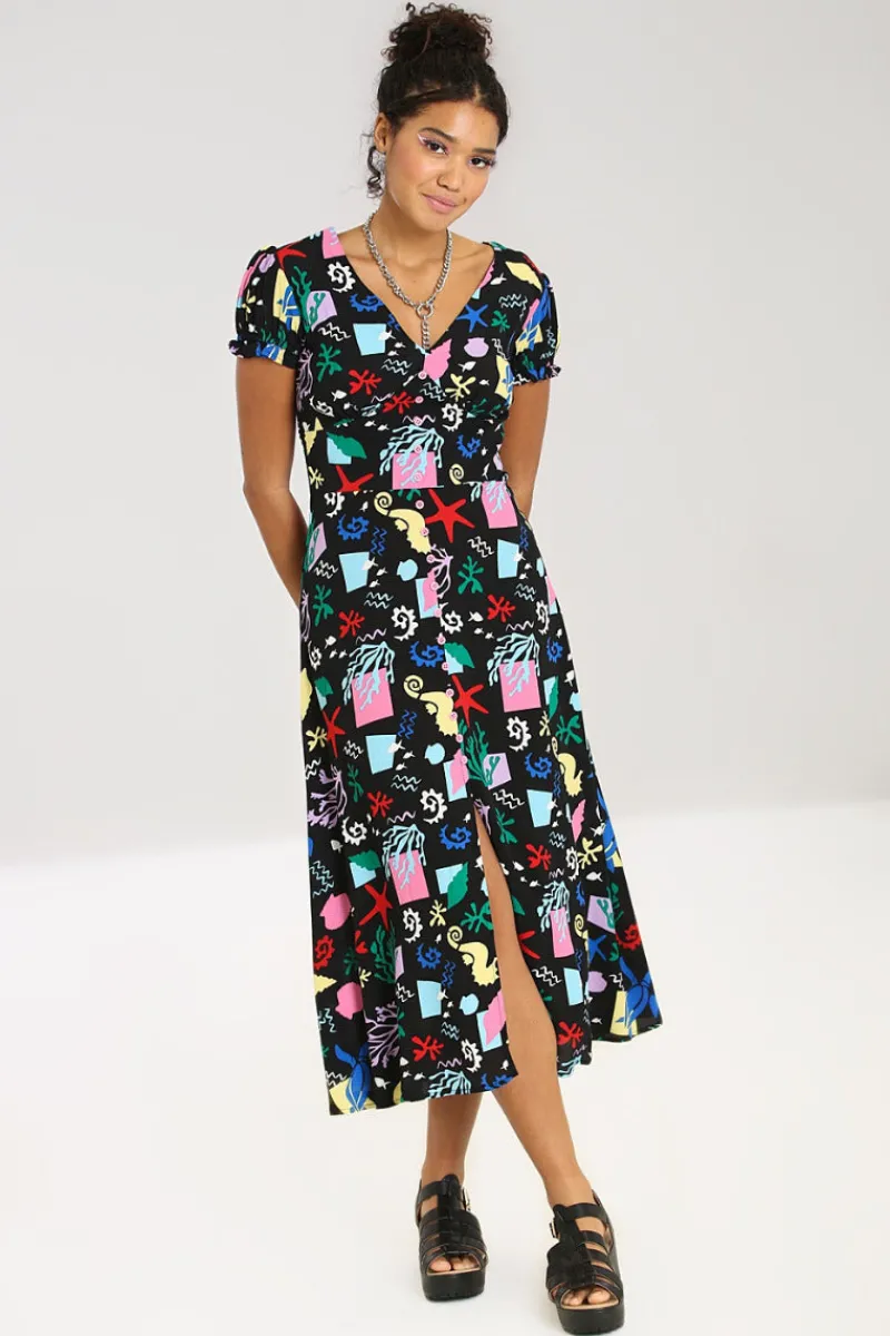 Hell Bunny Cora Maxi Dress Black