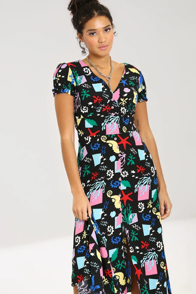 Hell Bunny Cora Maxi Dress Black