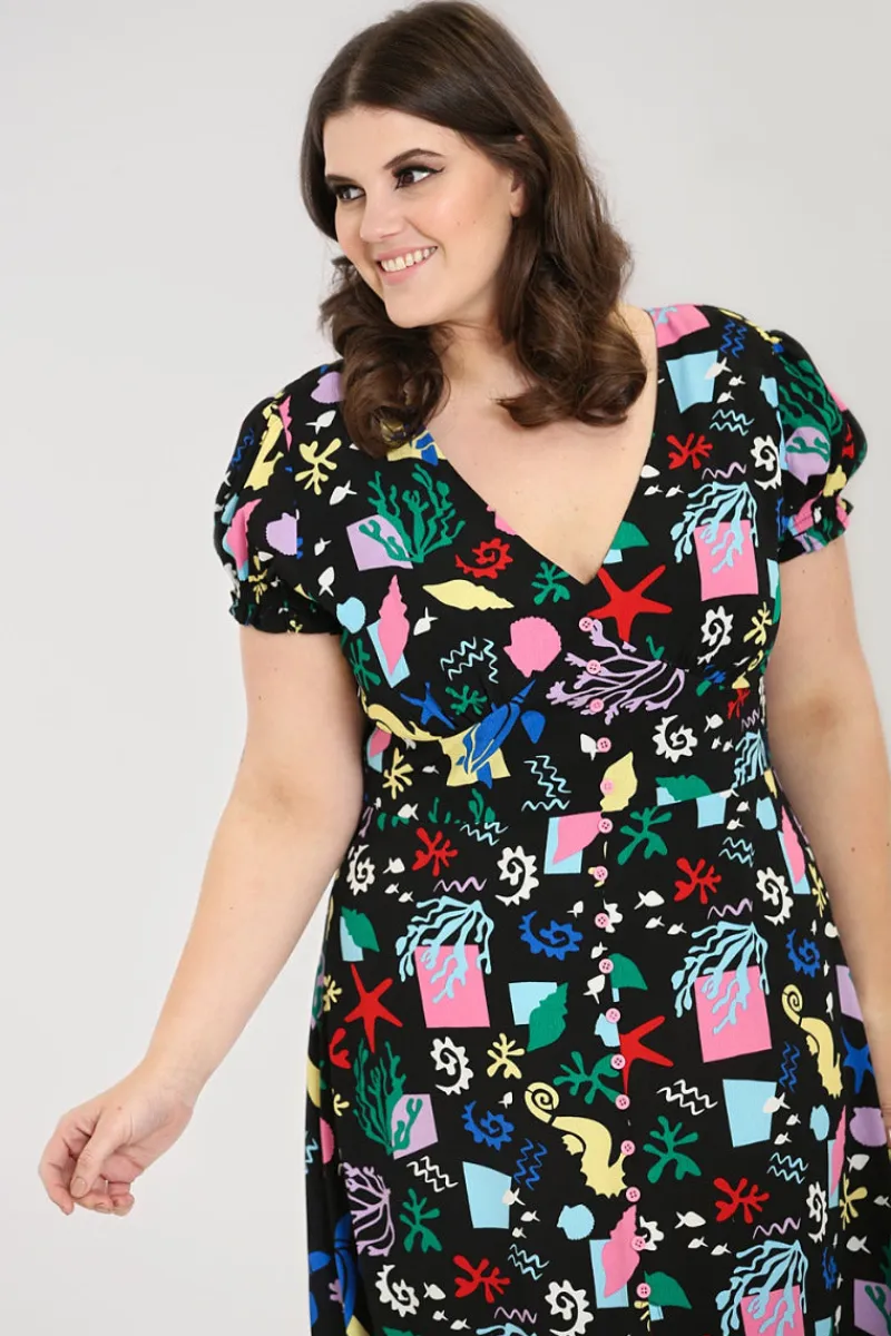 Hell Bunny Cora Maxi Dress Black