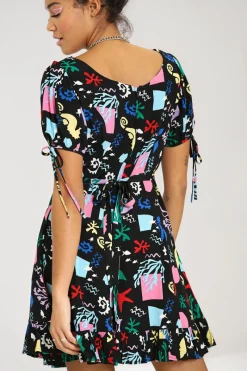 Hell Bunny Cora Mini Dress Black