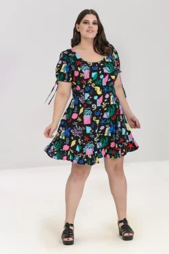 Hell Bunny Cora Mini Dress Black