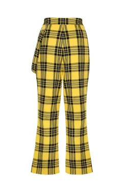 Hell Bunny Corey Trousers Yellow Online