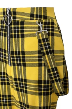 Hell Bunny Corey Trousers Yellow Online