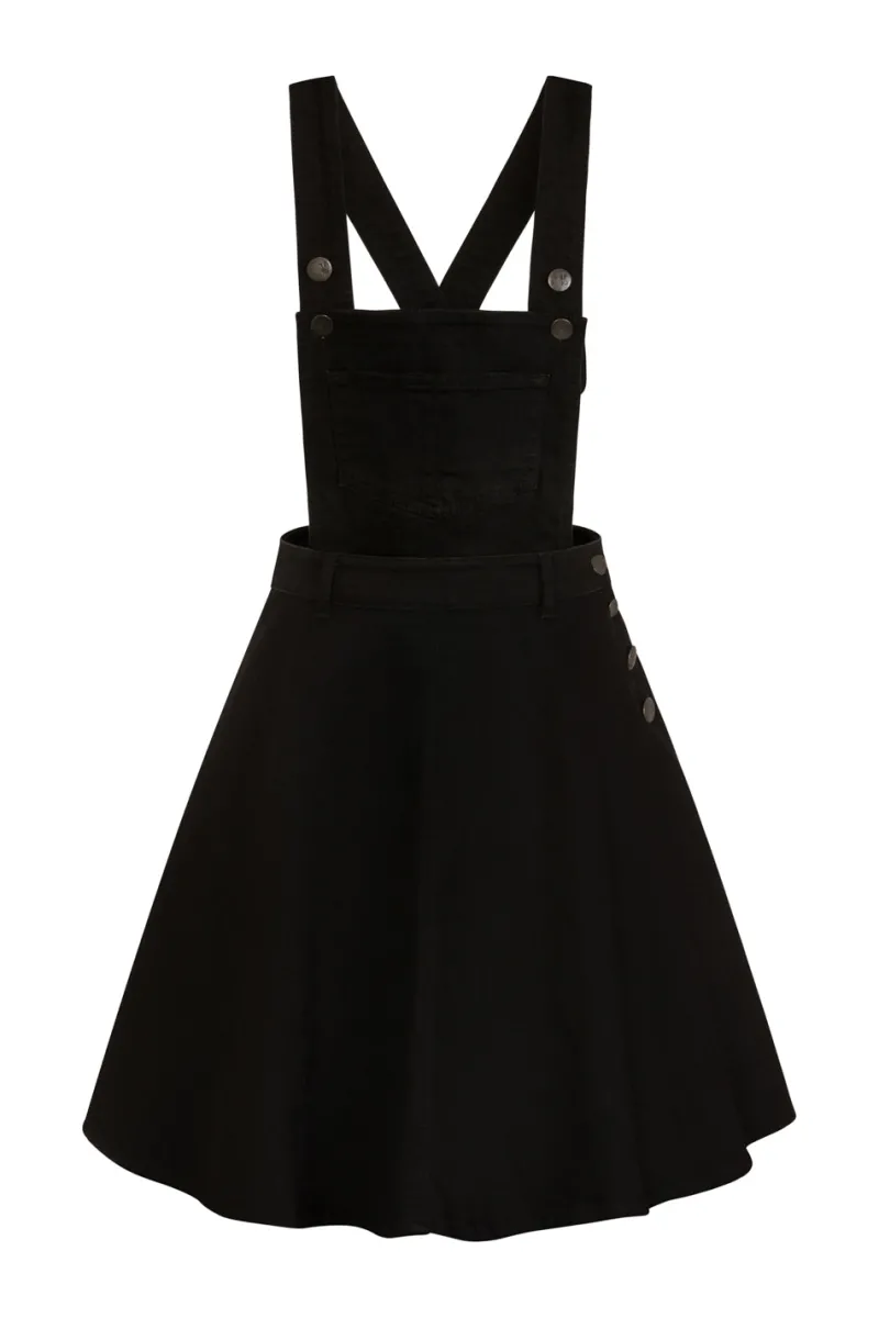 Hell Bunny Dakota Pinafore Dress Outlet