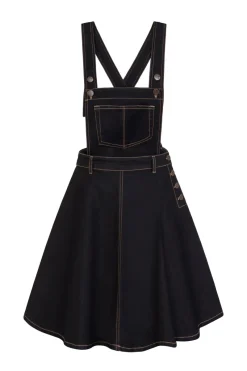 Hell Bunny Dakota Pinafore Dress Outlet