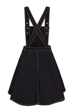 Hell Bunny Dakota Pinafore Dress Outlet