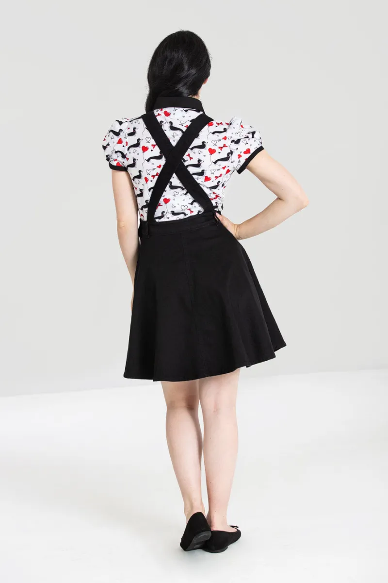 Hell Bunny Dakota Pinafore Dress Outlet