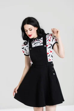 Hell Bunny Dakota Pinafore Dress Outlet