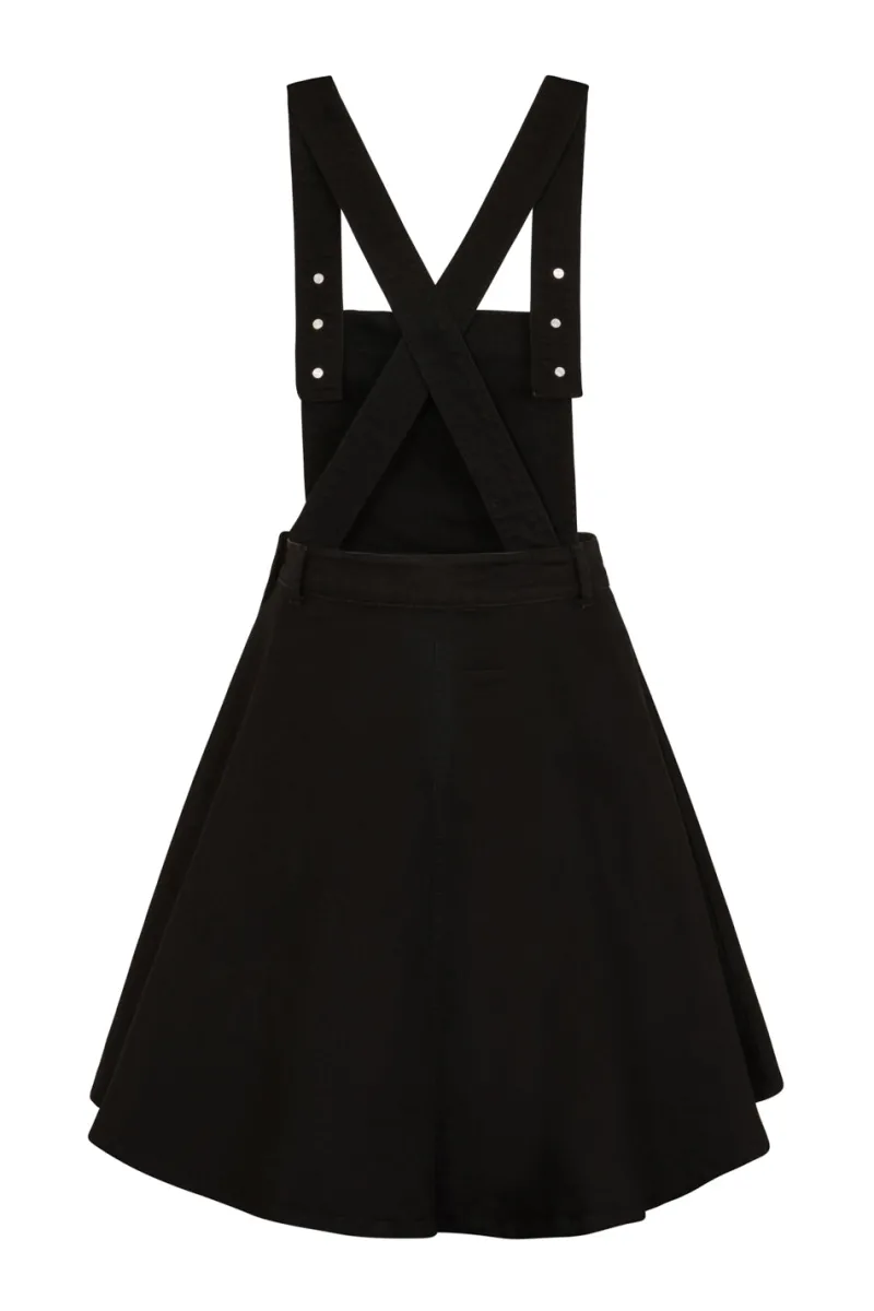 Hell Bunny Dakota Pinafore Dress Outlet