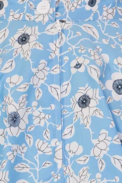 Hell Bunny Daphne 50's Skirt Blue Hot