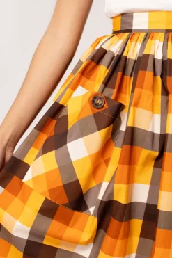 Hell Bunny Darlene Skirt Multi Discount