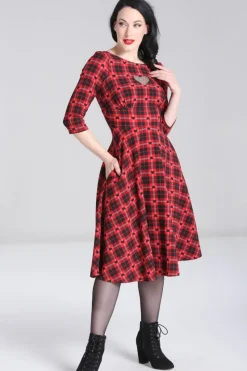 Hell Bunny Date Night Midi Dress Red Online