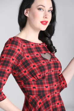 Hell Bunny Date Night Midi Dress Red Online