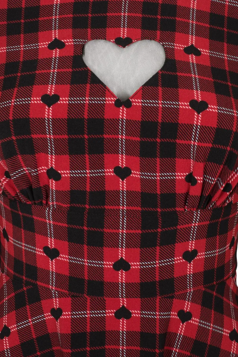 Hell Bunny Date Night Midi Dress Red Online