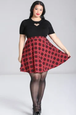 Hell Bunny Date Night Skirt Red Online