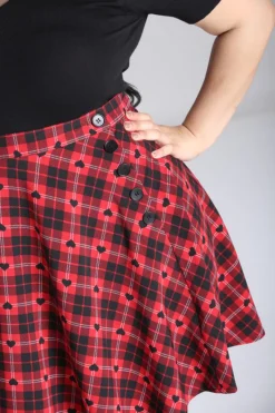 Hell Bunny Date Night Skirt Red Online