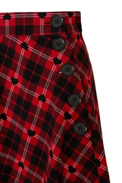 Hell Bunny Date Night Skirt Red Online