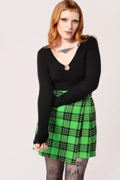 Hell Bunny Death Or Glory Top Black